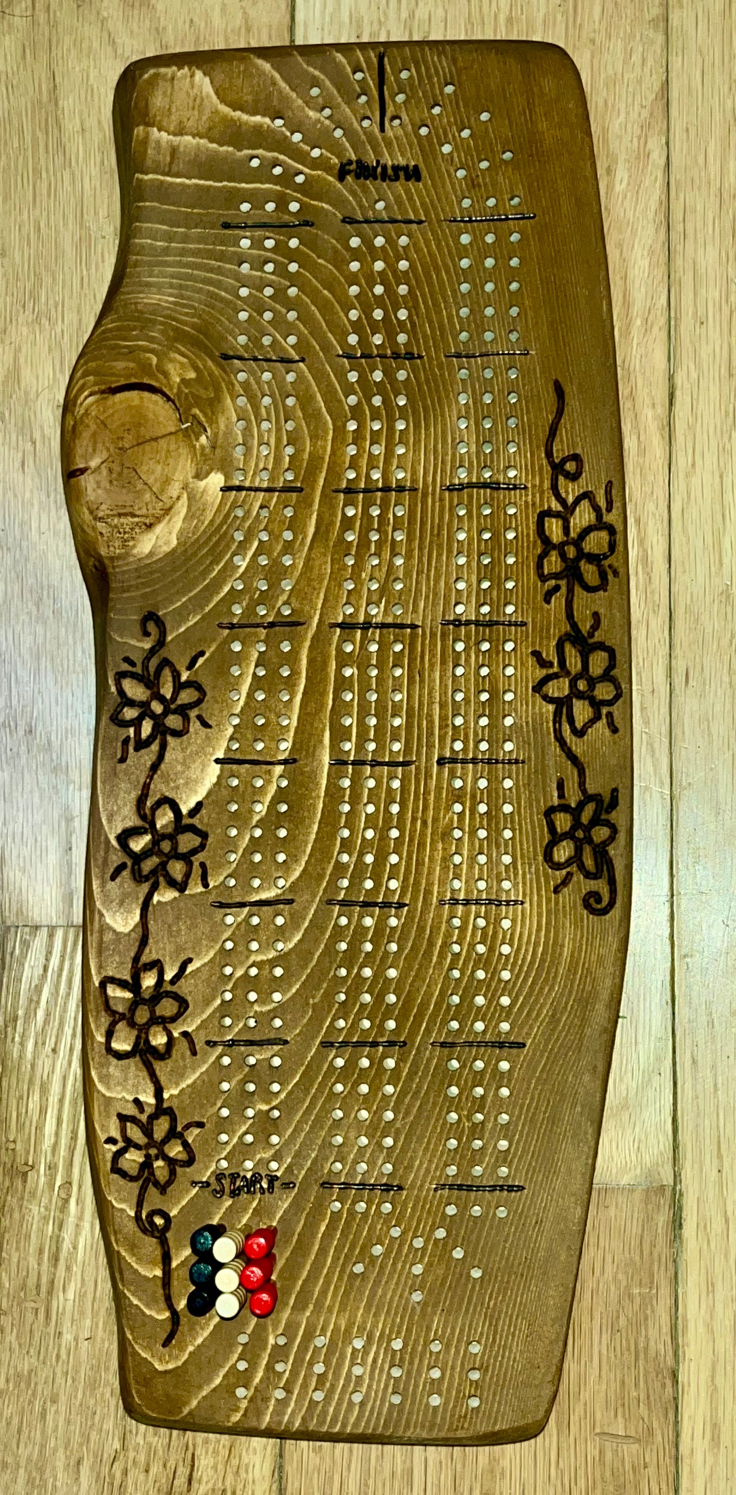 Cribbage board