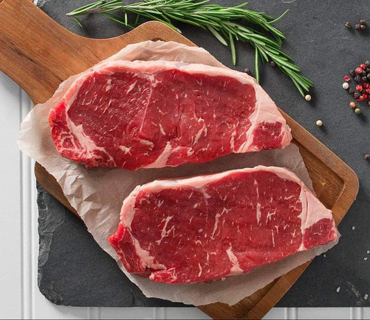 Beef New York strip steak